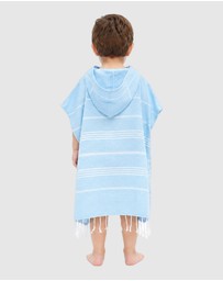 Tolu Australia - Baby Blue Kids Hooded Beach Towel