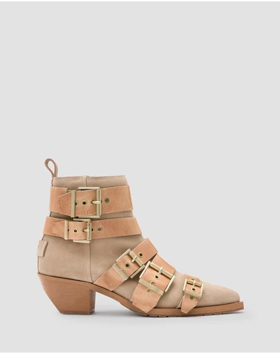 AllSaints - Jane Multi Buckle Boots - Women's