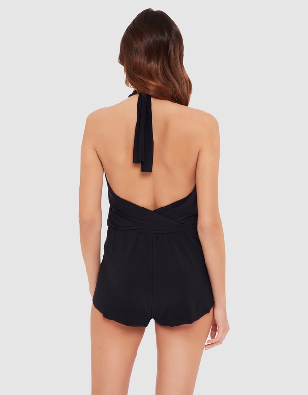 Magicsuit - Bianca Halter Loose Fit Romper Style Swimsuit