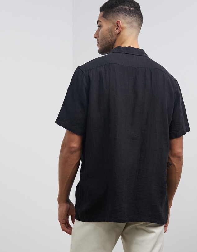 AERE - Linen Camp Collar Shirt