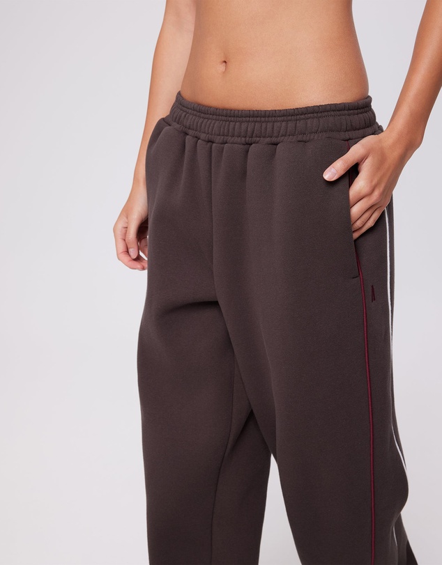 Upstate - Velocity Track Pant - Espresso