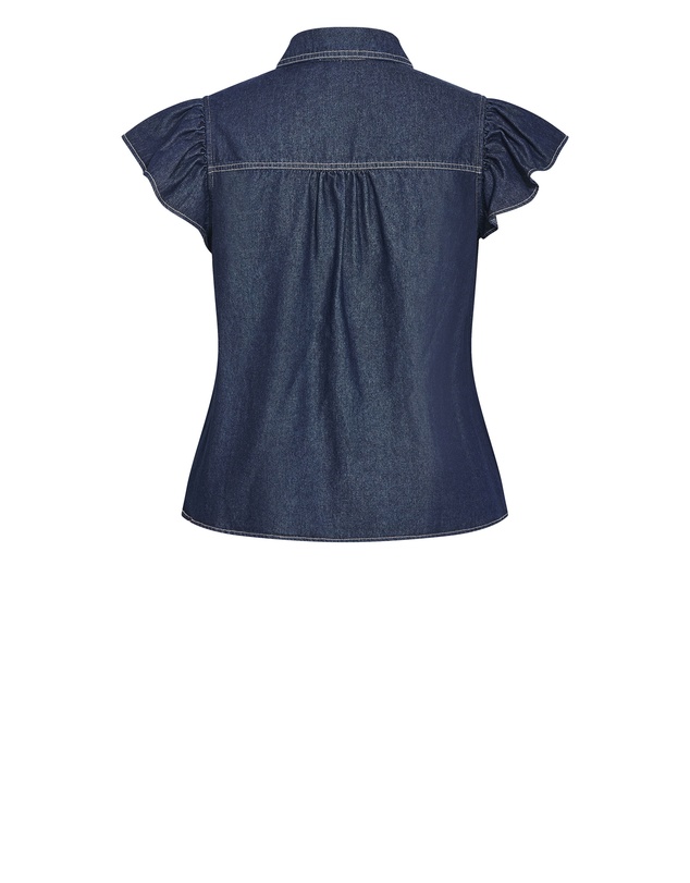 City Chic - Kelsie Denim Shirt