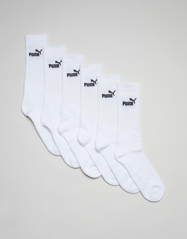 Puma - 6-Pack Elements Crew Socks