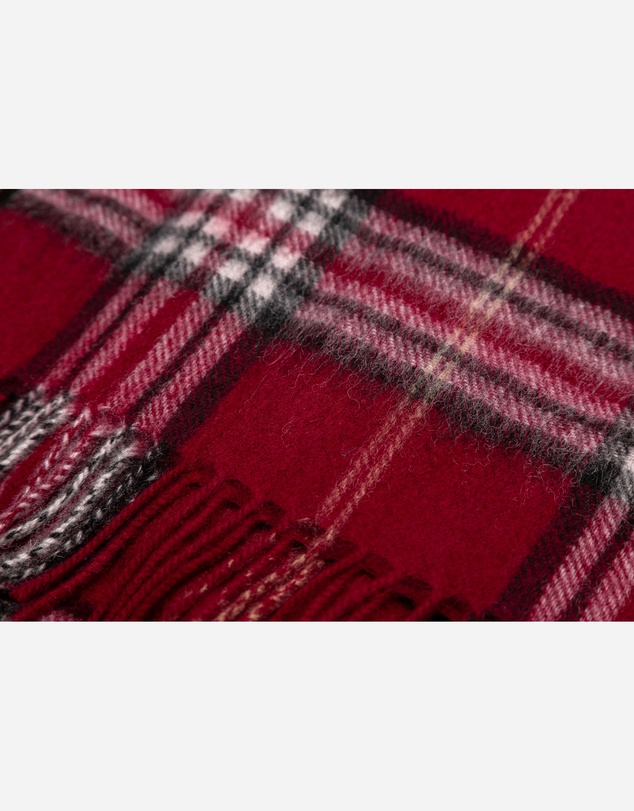 Ozwear Connection Uggs - 100% Wool Scarf Red Check