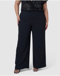 Pink Dusk by Curve Project - Arina Wide Leg Pants