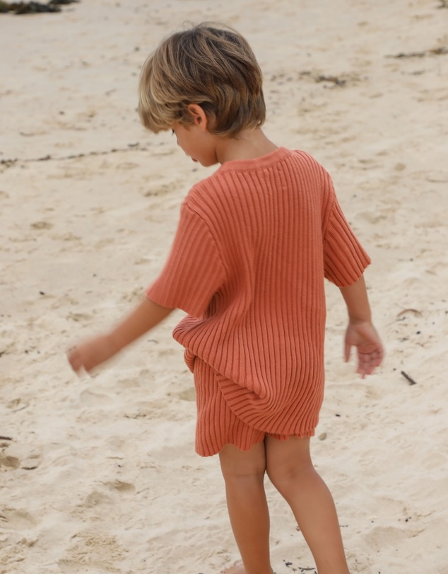 All Fenix - Mini Rib Knit Shorts - Babies-Kids