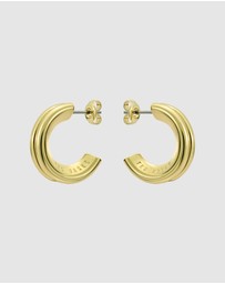 Ted Baker - HILYA: Hidden Heart Small Hoop Earrings