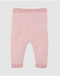 Bebe by Minihaha - Fern Stripe Organic Knitted Leggings - Babies