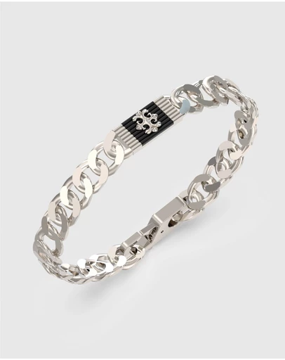 GUESS - Silver-Tone Rebel Moon Bracelet