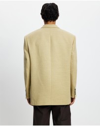 Recto - Oversized Single Breasted Tweed Jacket