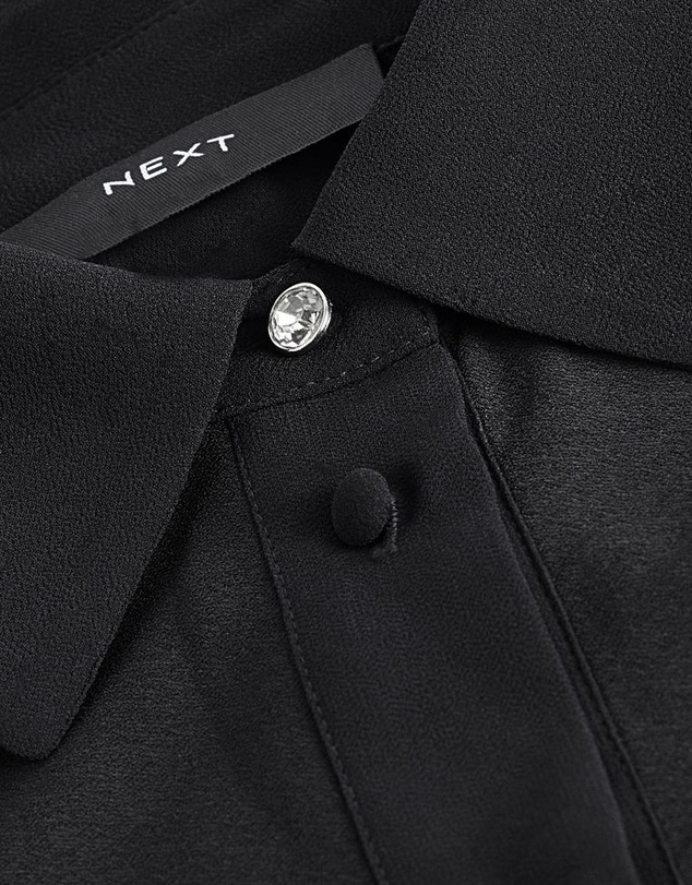 NEXT - Embellished Cuff Detail Button Up Shirt
