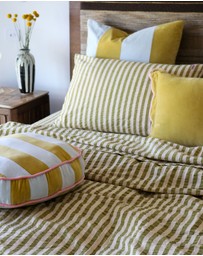 Mosey Me - Seersucker Stripe Standard Pillowcase Set