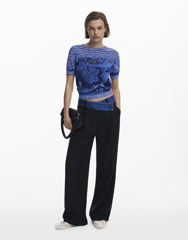 Desigual - Marbled Knit T-Shirt
