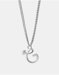Karen Walker - G Initial Love Letter Necklace