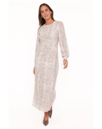 Petal & Pup - Clemens Mesh Maxi Dress - Snake Print