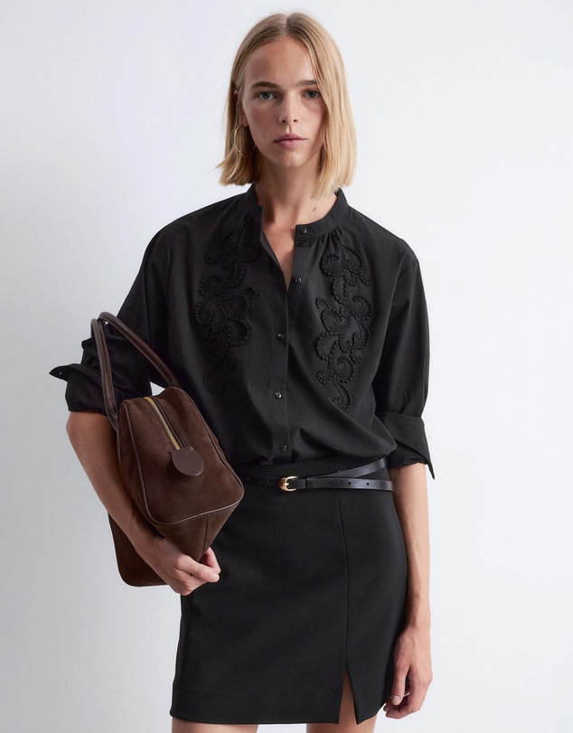& Other Stories - Cotton Embroidered Blouse