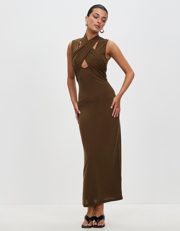 Third Form - Wisteria Wrap Neck Tank Dress