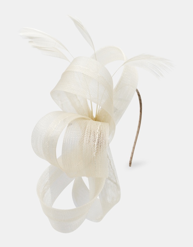Morgan & Taylor - Nyla Fascinator in Beige