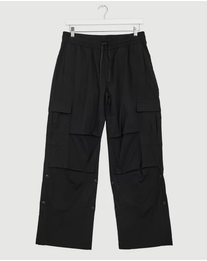 Revibe - Repaired Lorna Jane Flashdance Wide Leg Cargo Pants - AU 10