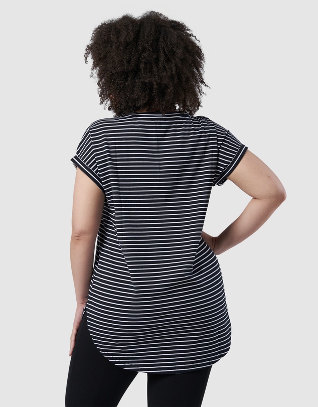 Indigo Tonic - Lauren Longline Stripe Tee