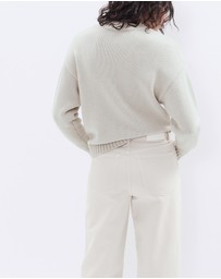 UNISON - Chunky V Neck Knit