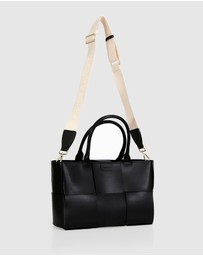 Belle & Bloom - Long Way Home Woven Tote - Black