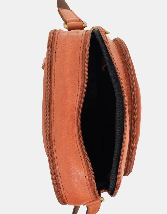 Pierre Cardin - Pierre Cardin Leather Unisex Cross Body Bag