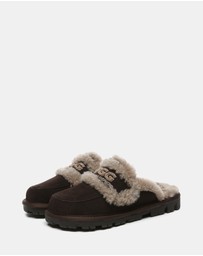 EVERAU - Australian Shepherd Ugg Rilee Cow Suede Upper House Shoes