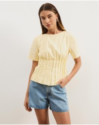 Atmos&Here - Maya Pin Tuck Top