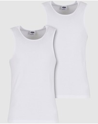 Urban Classics - Ribbed Tank Undershirt 2Pack