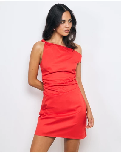 AERE - Etta Cotton Off Shoulder Mini Dress