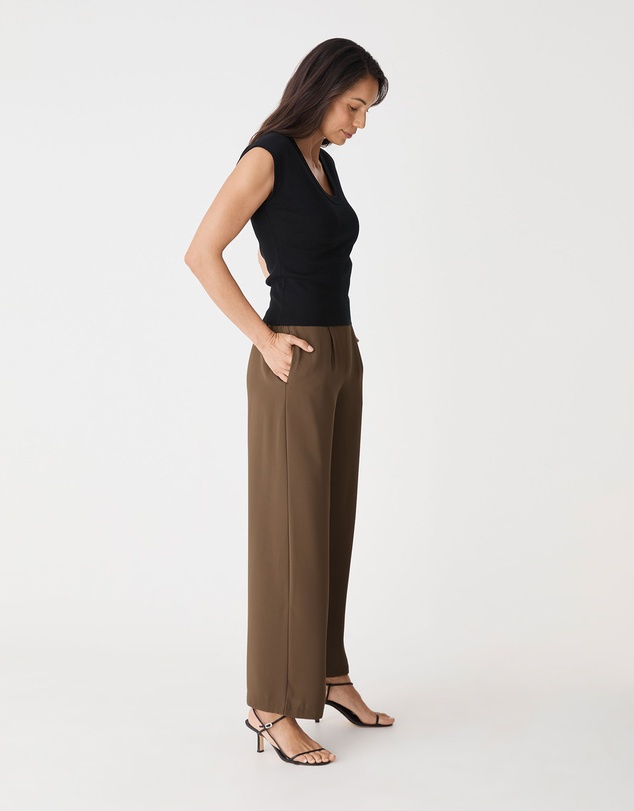Forcast - Maggie Elastic Waist Pants