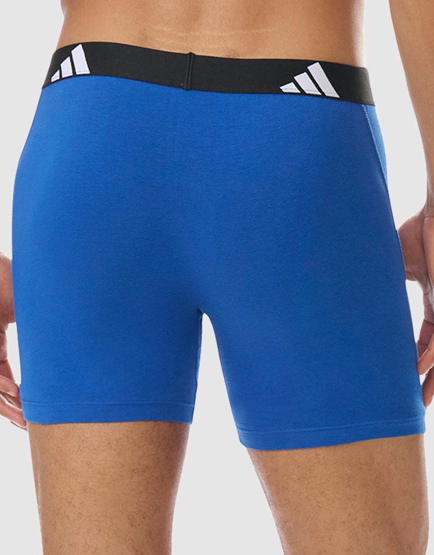 adidas Sportswear - 3 Pack Active Flex Cotton Boxer Brief Underwear