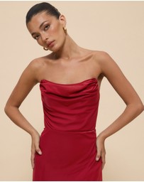 CHANCERY - Jada Strapless Corset Maxi Dress