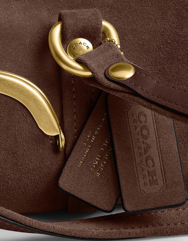 Coach - The Coach Originals Suede Kisslock Barrel Bag 28