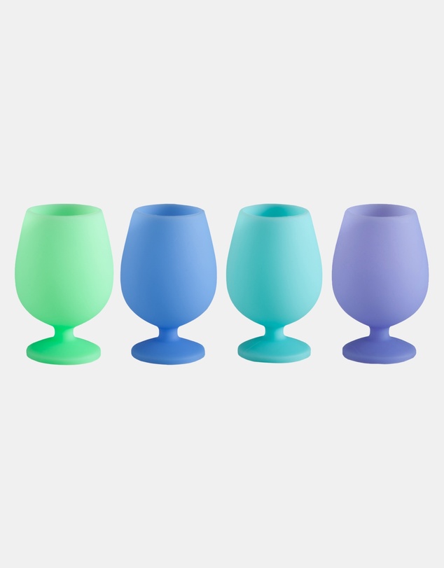 porter green - stemm | silicone unbreakable wine glasses