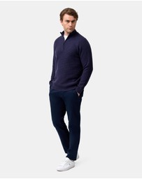 Brooksfield - Half Zipped Knit