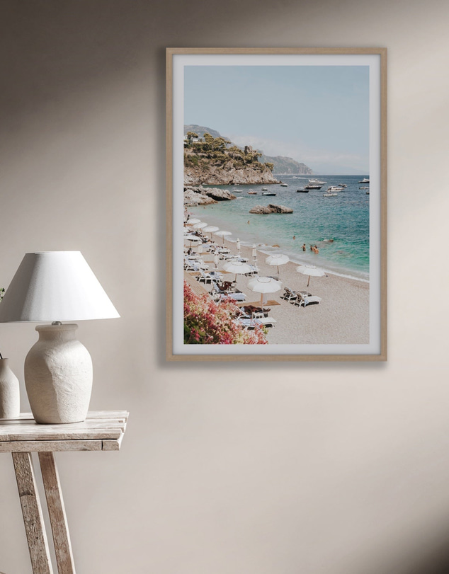 Amichi Co - Seaview Refuge Amalfi Fine Art Photography Print