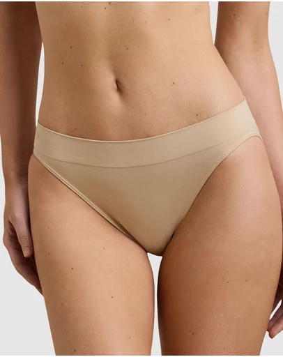 Lauren by Ralph Lauren - Lauren Seamless Recycled Jersey High Leg Bikini Brief