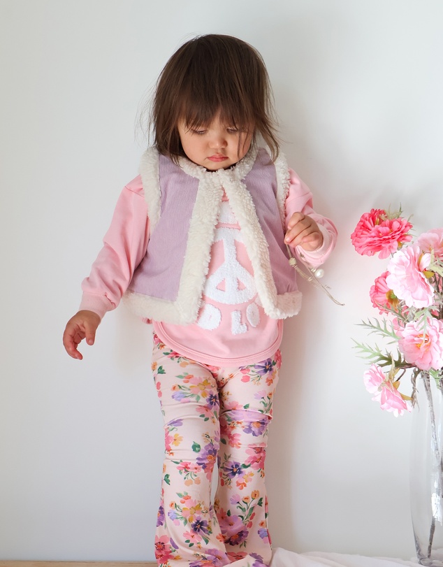 WITH LOVE FOR KIDS - Snowy Cord Vest - Babies - Kids