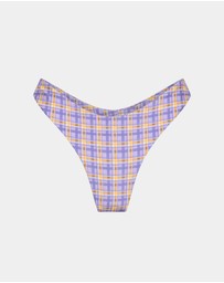 Insight - India Blurred Check Underwire Bikini Set