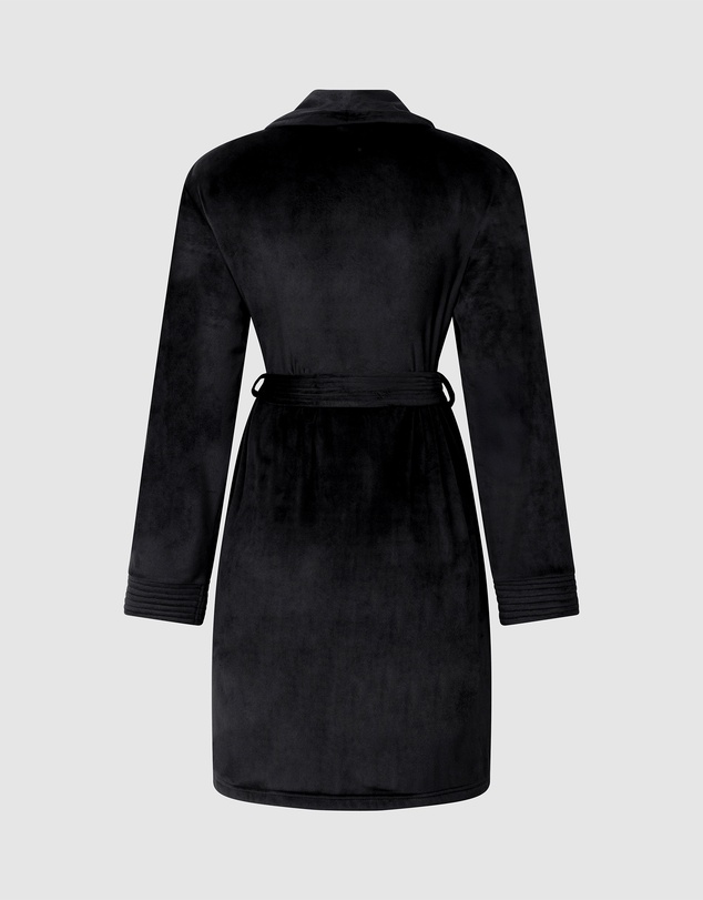 Hunkemoller - Short Velours Quilt Robe