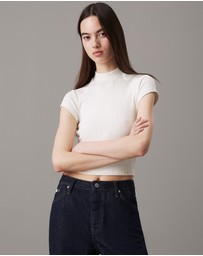 Calvin Klein Jeans - Slim Textured Rib T-Shirt