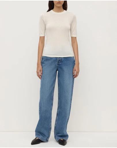 Assembly Label - Mina Silk Knit Tee