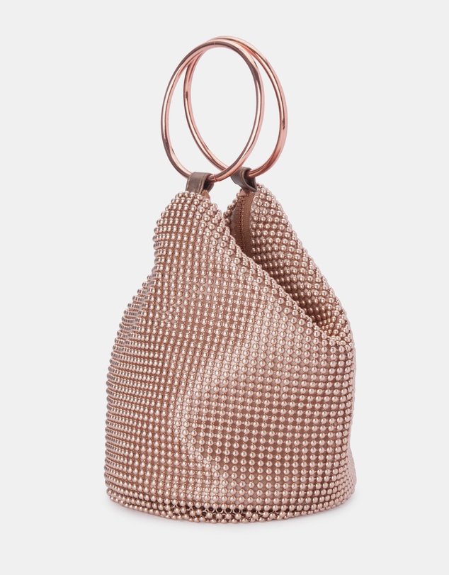 Olga Berg - Bianca Ball Mesh Handle Bag