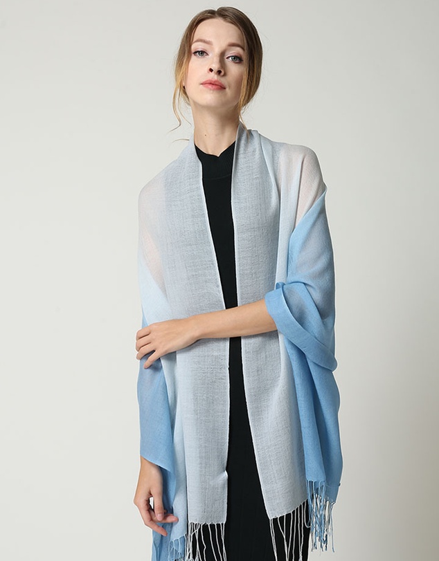Ozwear Connection Uggs - Ugg 100% Merino Wool Tie Dye Scarf Dawn and Blue