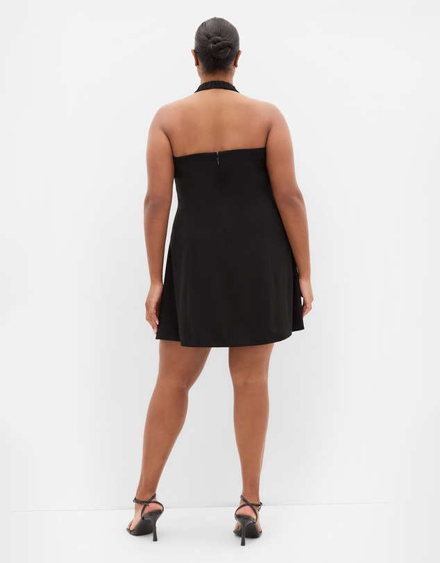 City Chic - Abbie Tailored Halter Mini Dress