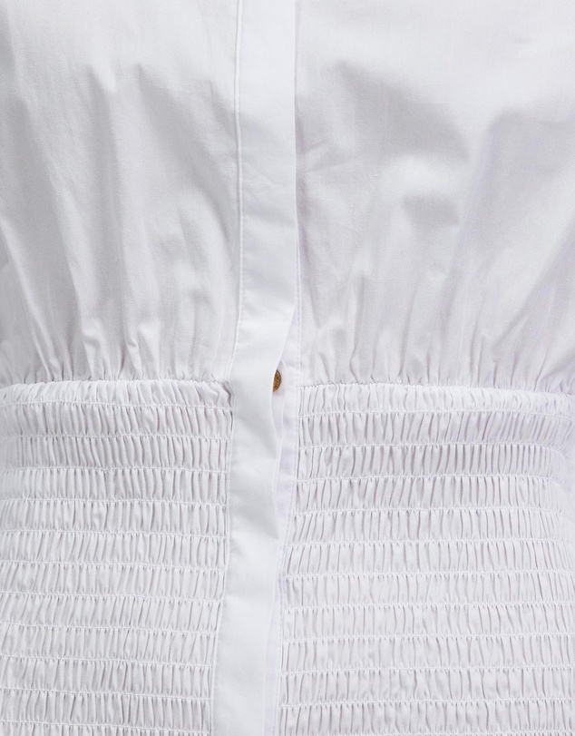 Third Form - Blur Out Shirred Shirt Dress