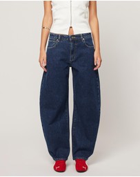 Abrand - 95 Mid Barrel Jeans