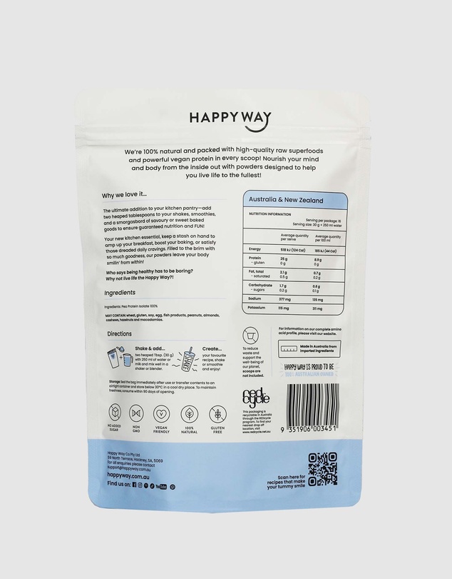 Happy Way - Flavourless Vegan Protein Powder